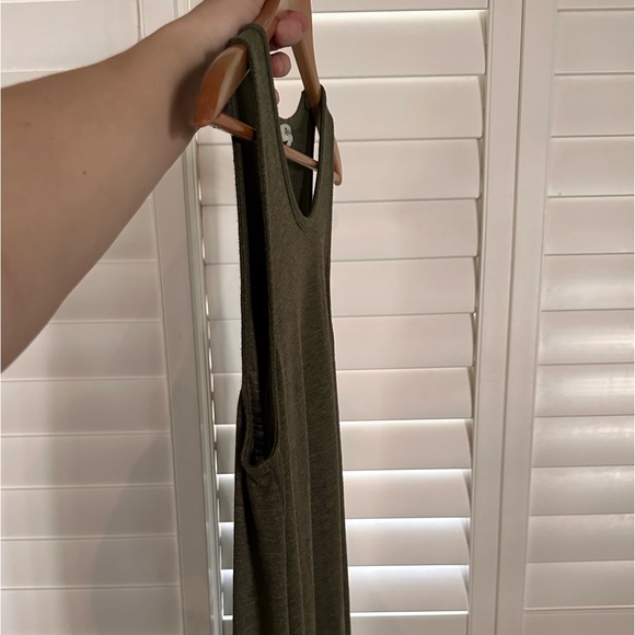 Madewell Highpoint Tank Dress in Olive Green Size Large Women’s Sleeveless - Picture 8 of 8